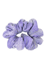 Glitter Purple Bikini Top / Biker Shorts / Scrunchie Bundle