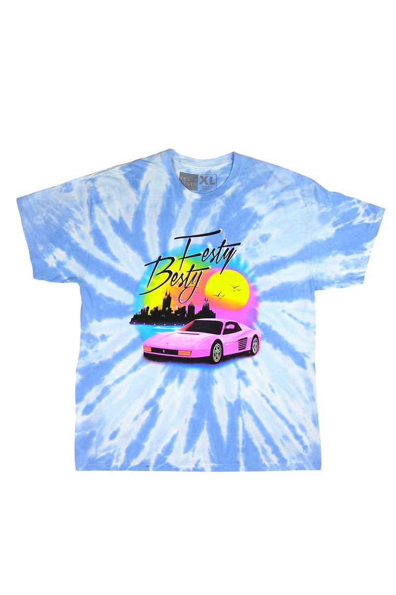 Festy Besty - CyberDrive Tie-Dye T-Shirt | Chicago